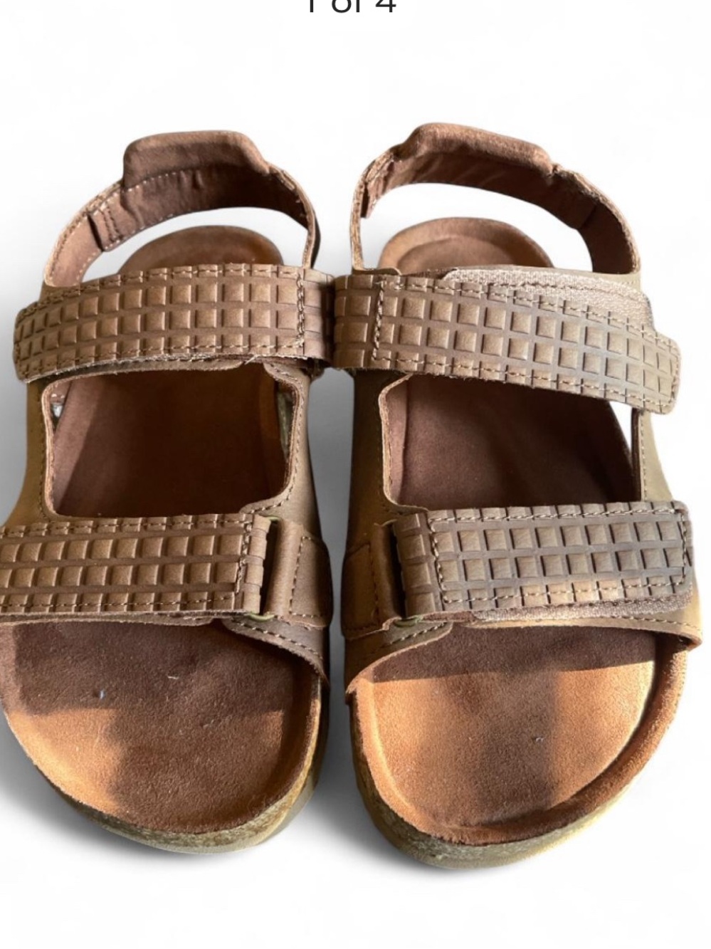 Kenneth Cole Kids Brown Adjustable Strapped Sandals